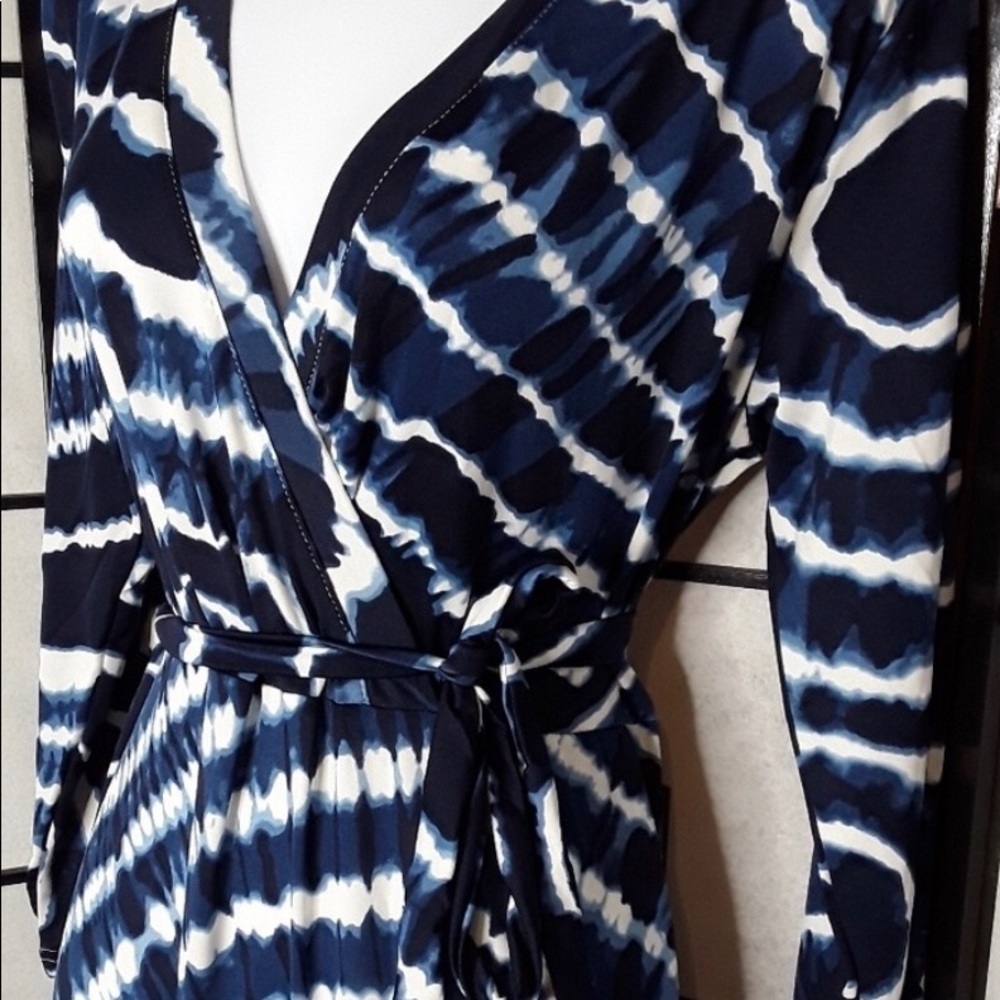 Tie dye maxi dress